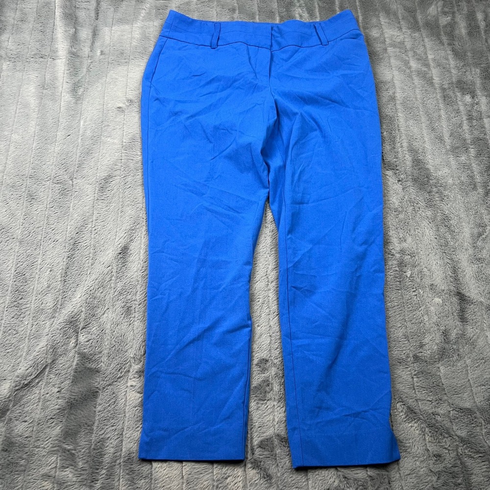 New York & Company 7th Avenue Design Studio Blue Dress Pants Womens 10 15120